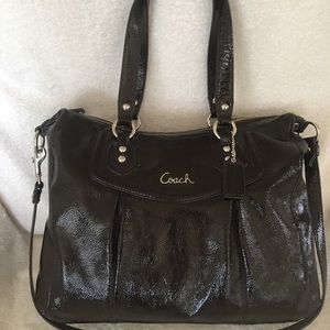 Large Coach Ashley Shoulder Bag Satchel Purse